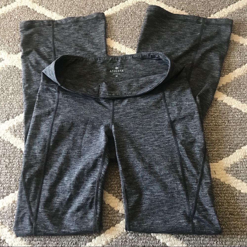 Athleta Dark Heather Gray Classic Pants